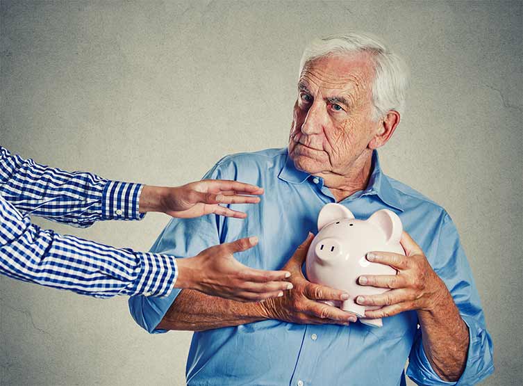 Retired man cautious of get rich quick scheme