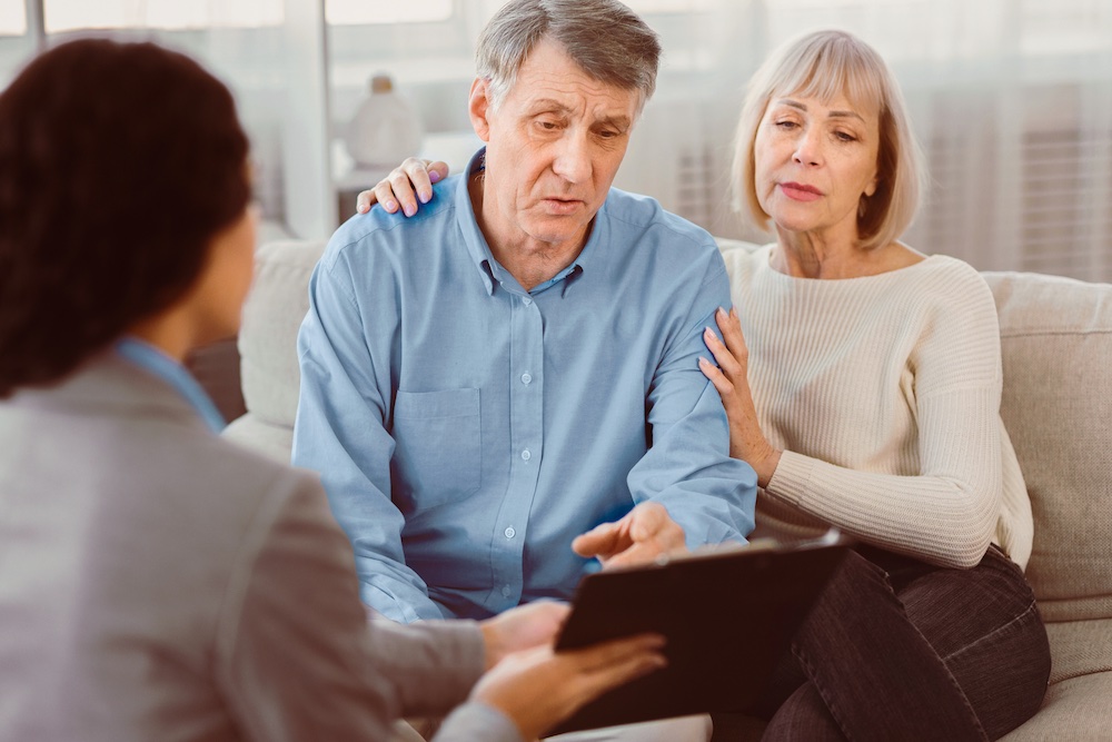 Retired couple on a waiting list for a retirement village and the associated cost and fees.